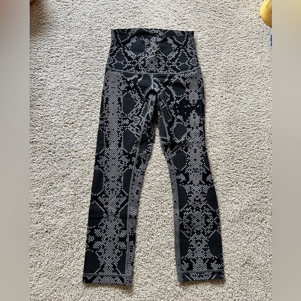 Lululemon Snake Crops - Picture 2 of 5